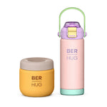 BERHUG PINK Šolski paket – Kiddo 550 ml + Foody 360 ml